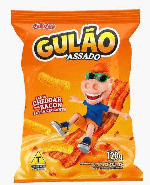 SALGADINHO GULAO CHEDDAR BACON 120G