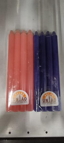 VELA UNIAO N6 COLORIDA C/8