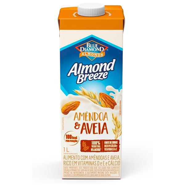 ALIMENTO LIQ ALMOND BREEZE TP 1000ml AMENDOA E AVEIA