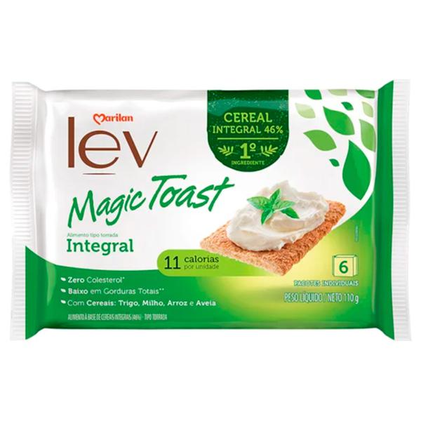 ALIMENTO TIPO TORRADA LEV MAGIC TOAST PCT 110g INTEGRAL