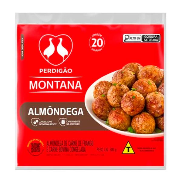 ALMONDEGA PRONTA PERDIGAO MONTANA EMB 500g