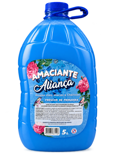 AMACIANTE ROUPA ALIANCA FRASCO 5lt FRESCOR DE PRIMAVERA
