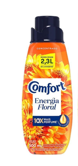 AMACIANTE ROUPA CONC COMFORT FRASCO 500ml ENERGIA FLORAL