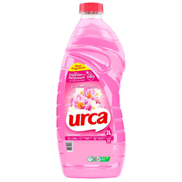 AMACIANTE ROUPA URCA FRASCO 2lt ROSA FLORAL