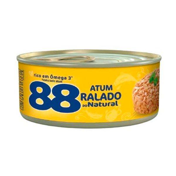 ATUM RALADO CONSERVA 88 LATA 140g NATURAL