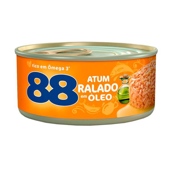 ATUM RALADO CONSERVA 88 LATA 140g OLEO