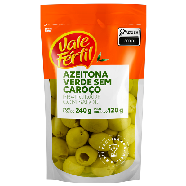 AZEITONA VERDE VALE FERTIL SACHE 120g S/CAROCO