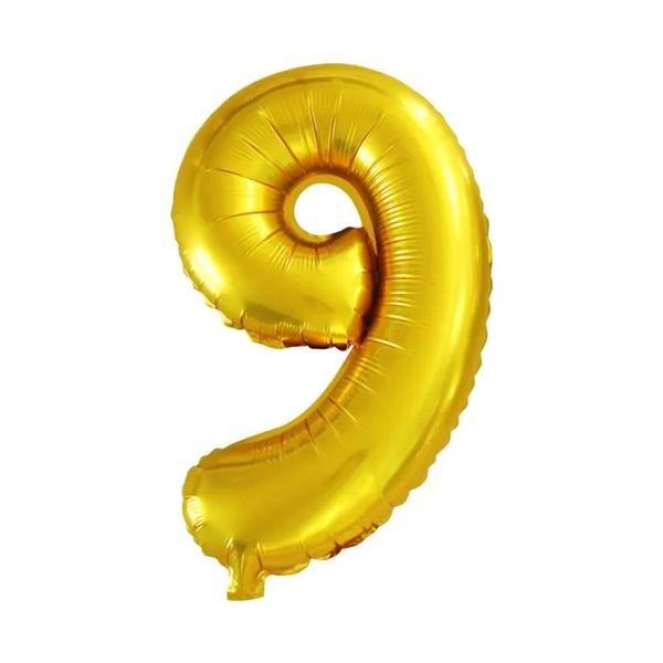 BALAO AR 45CM SABOR PCT DOURADO Nº 9
