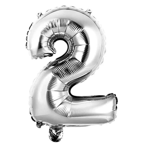 BALAO AR 45CM SABOR PCT PRATA Nº 2