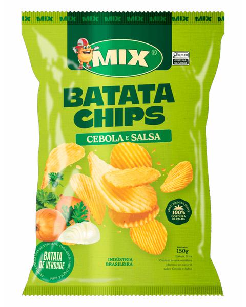 BATATA FRITA CHIPS  MIX PCT 150g CEBOLA E SALSA