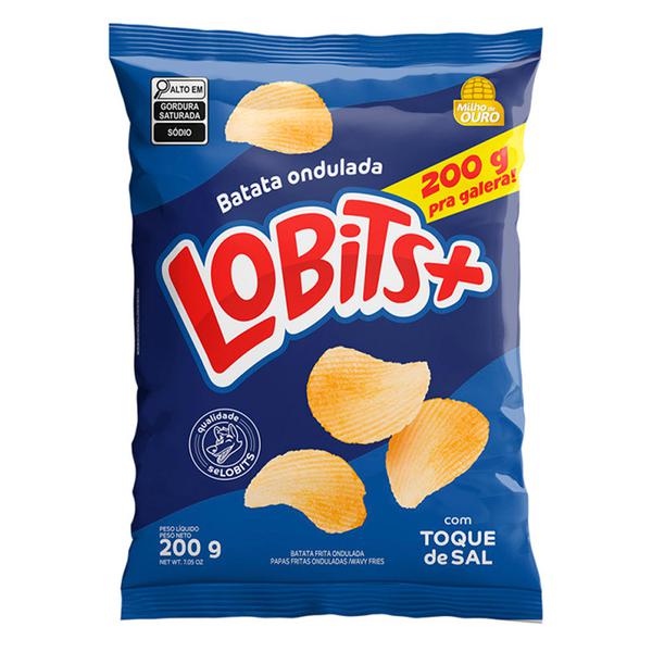 BATATA FRITA ONDULADA LOBITS PCT 200g ORIGINAL