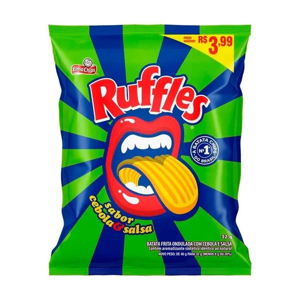 BATATA FRITA RUFFLES PCT 32g CEBOLA E SALSA
