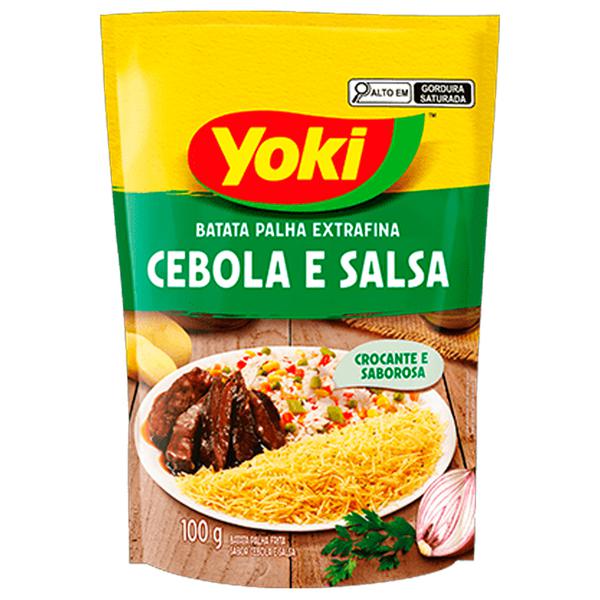 BATATA PALHA YOKI PCT 100g CEBOLA SALSA