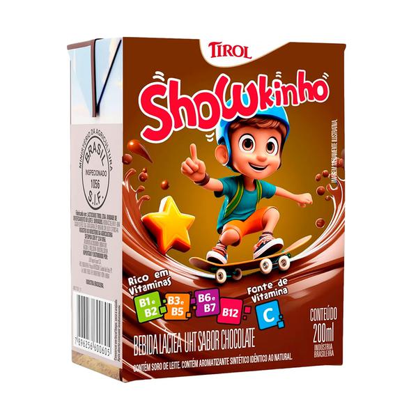BEBIDA LACTEA UHT CHOCOLATE SHOWKINHO  TP 200ml