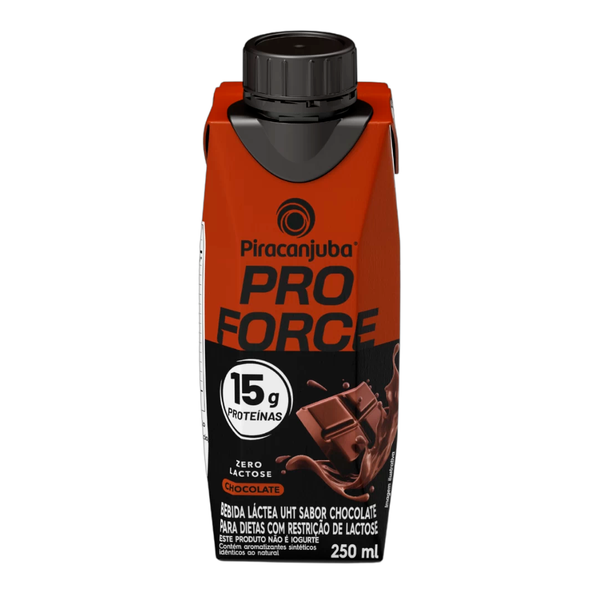 BEBIDA LACTEA UHT ZR LACT WHEY PROTEIN 15G PIRACANJUBA  TP 250ml CHOCOLATE