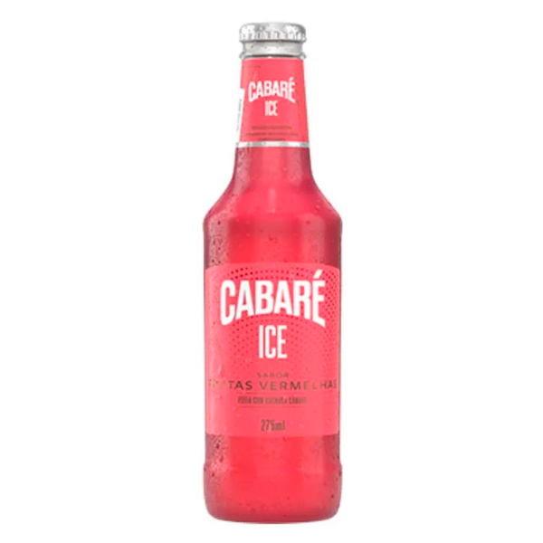 BEBIDA MISTA ALCOÓLICA ICE CABARE VIDRO 275ml FRUTAS VERMELHAS