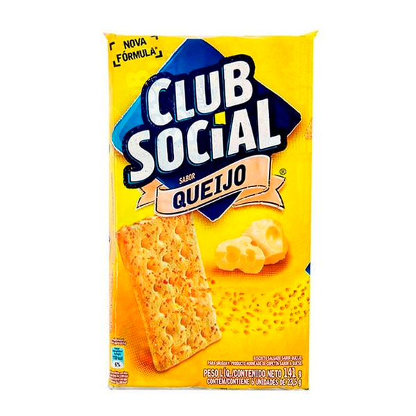 BISCOITO CLUB SOCIAL PCT 141g QUEIJO