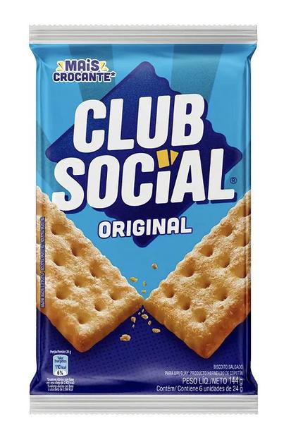 BISCOITO CLUB SOCIAL PCT 144g ORIGINAL