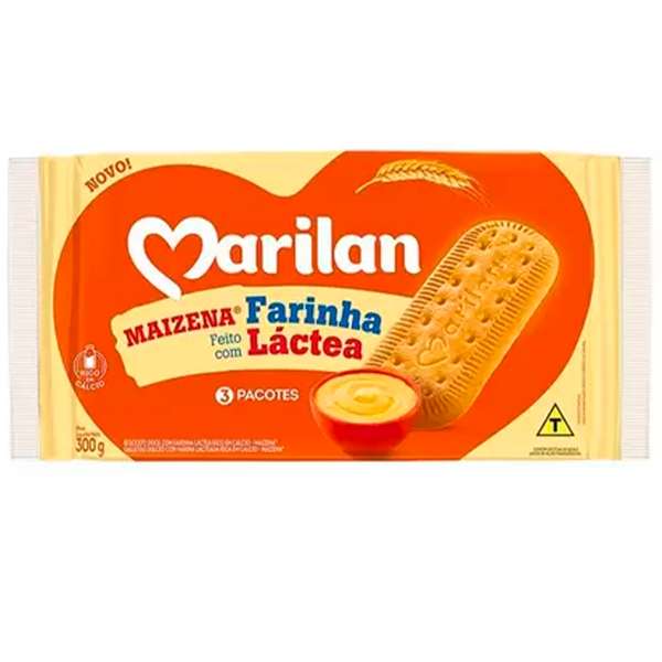 BISCOITO DOCE MARILAN PCT 300g FARINHA LACTEA