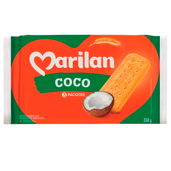 BISCOITO DOCE MARILAN PCT 350g COCO