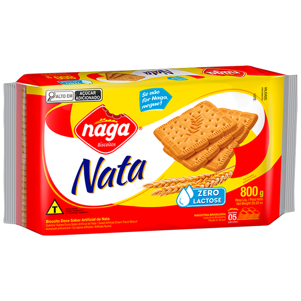 BISCOITO DOCE NAGA PCT 800g NATA