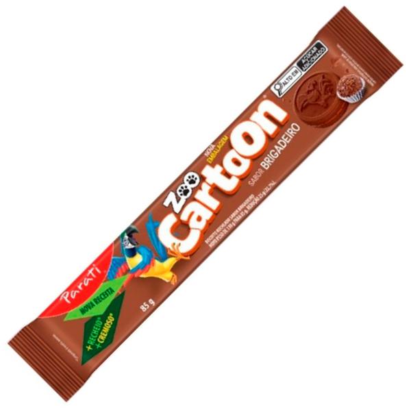 BISCOITO RECHEADO CARTOON PARATI PCT 85g BRIGADEIRO