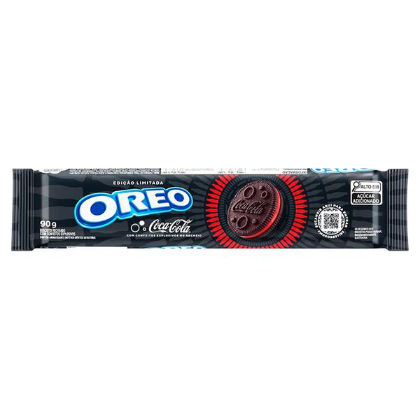 BISCOITO RECHEADO OREO PCT 90g COCA COLA