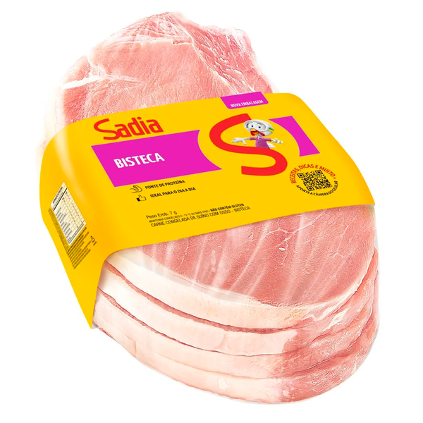 BISTECA SUINO CG SADIA EMB 800g