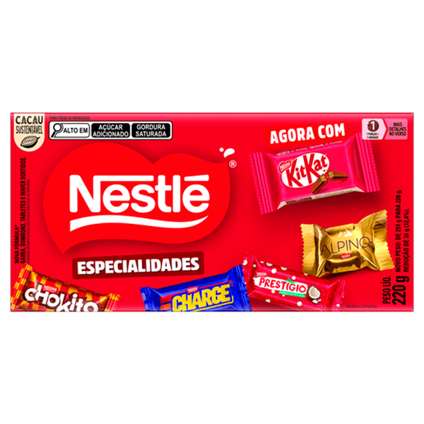 BOMBOM EDICAO ESPECIAL ESPECIALIDADES NESTLE CX 220g