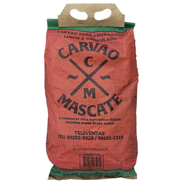 CARVAO VEGETAL MASCATE SACO 2500g