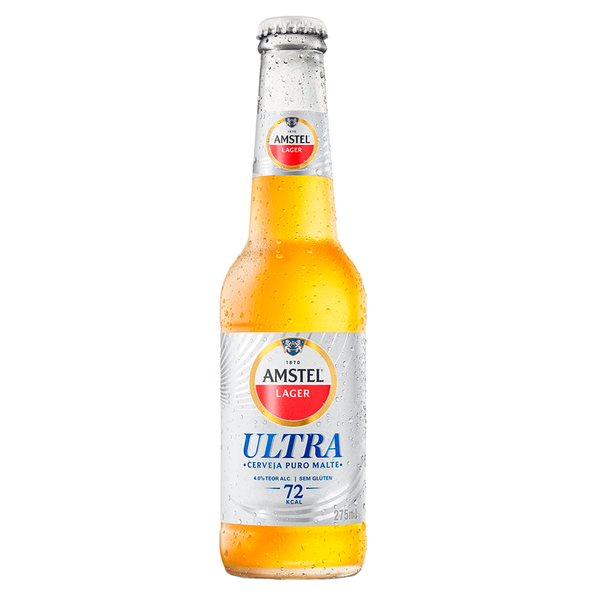 CERVEJA LONG NECK ULTRA AMSTEL GF 330ml