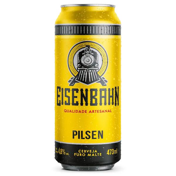 CERVEJA PILSEN PURO MALTE EISENBAHN LATAO 473ml