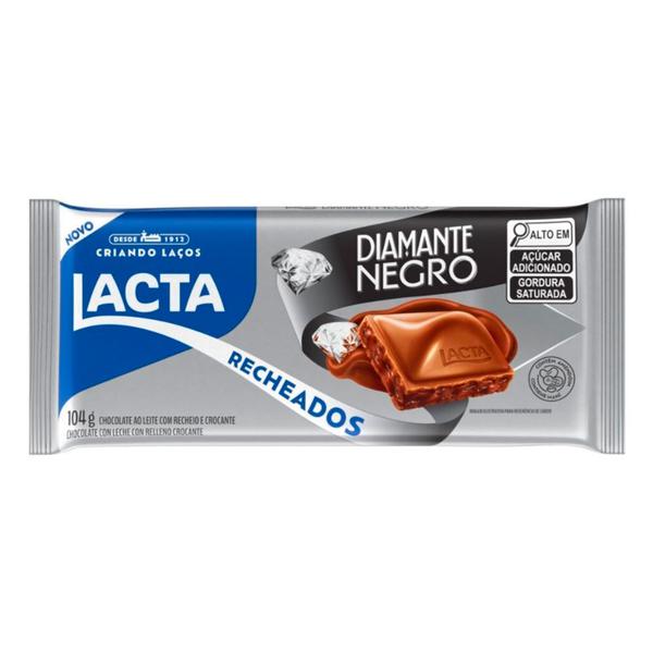 CHOCOLATE BARRA  LACTA TAB 104g DIAMANTE RECHEADO