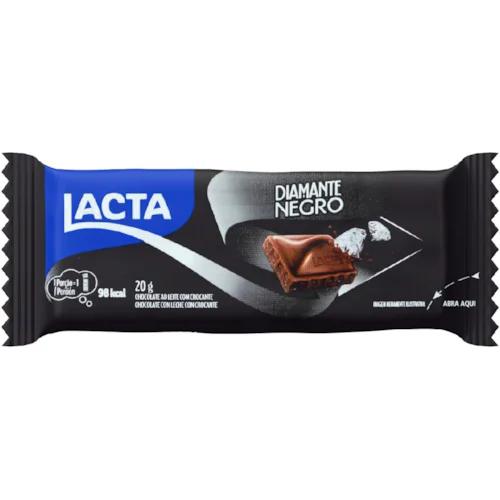 CHOCOLATE LACTA TAB 20g DIAMANTE NEGRO