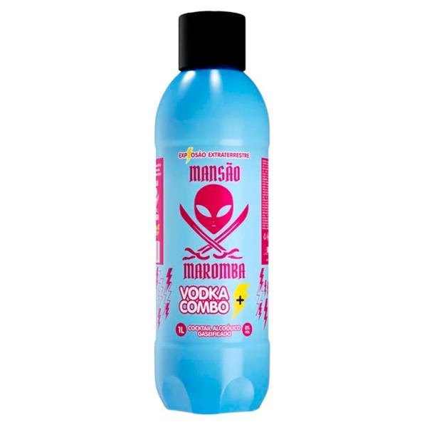 COQUETEL ALCOOLICO MANSAO MAROMBA PET 1lt VODKA AZUL