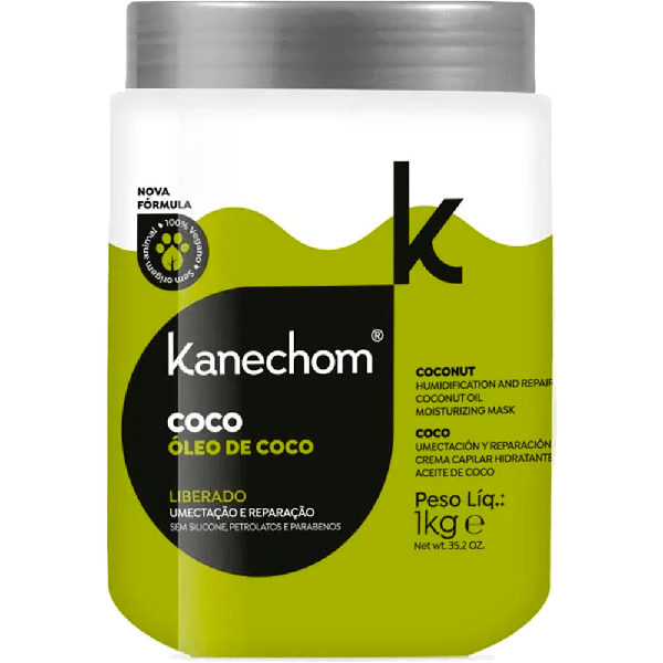 CREME TRATAMENTO KANECHOMN POTE 1kg OLEO COCO