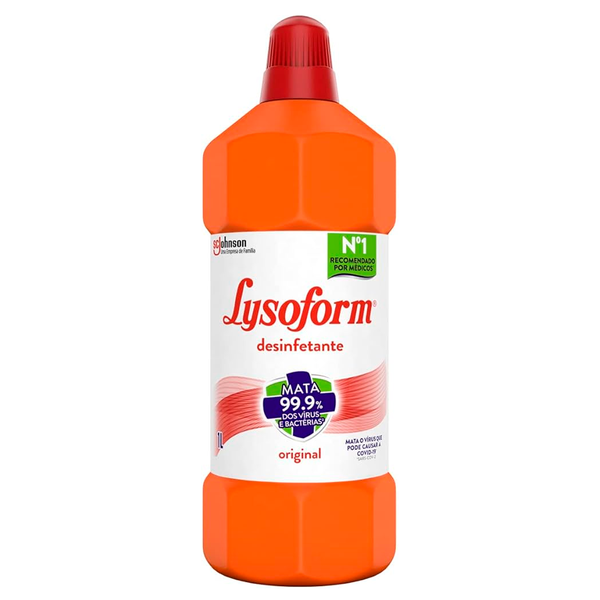 DESINFETANTE USO GERAL LYSOFORM FRASCO 1lt ORIGINAL