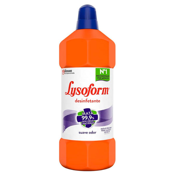 DESINFETANTE USO GERAL LYSOFORM FRASCO 1lt SUAVE
