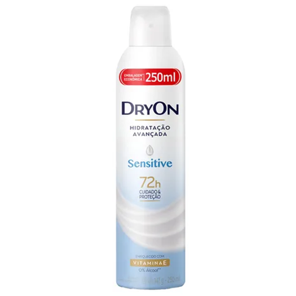 DESODORANTE FEM AERO 72HR DRYON FRASCO 250ml SENSITIVE