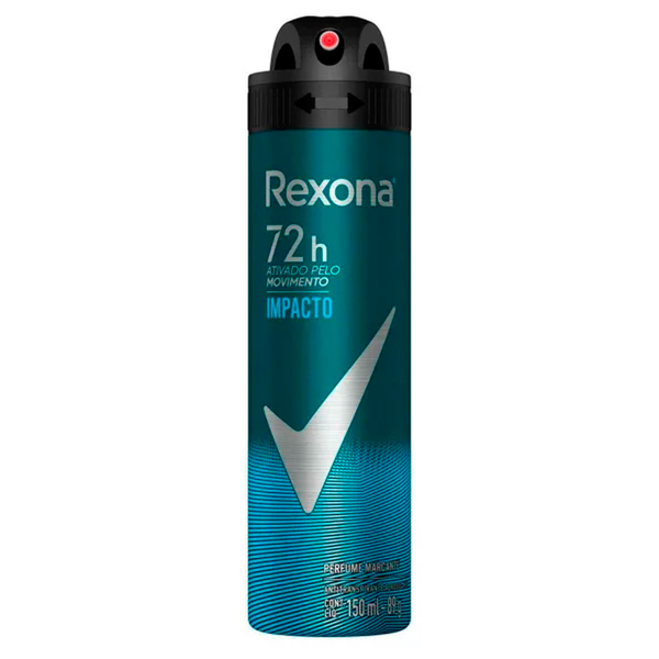 DESODORANTE MASC AERO REXONA FRASCO 90g IMPACTO