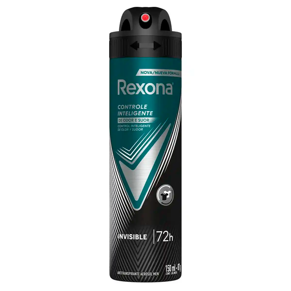 DESODORANTE MASC AERO REXONA FRASCO 90g INVISIBLE