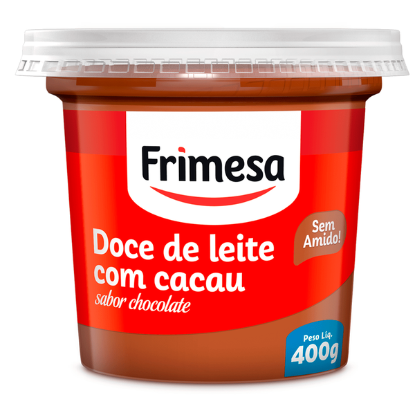 DOCE PASTOSO LEITE FRIMESA POTE 400g CHOCOLATE