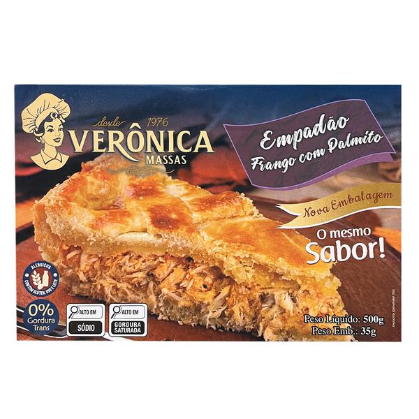 EMPADAO PRONTO CG  VERONICA PCT 500g FRANGO/PALMITO