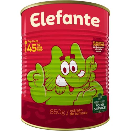 EXTRATO TOMATE ELEFANTE LATA 850g