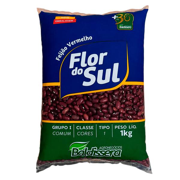 FEIJAO VERMELHO TIPO 1 FLOR DO SUL PCT 1kg