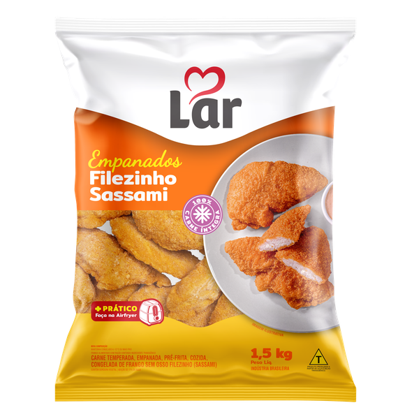 FILEZINHO EMPANADO FRANGO CG SASSAMI LAR PCT 1500g