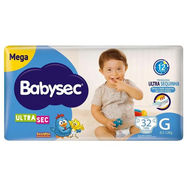 FRALDA DESCART INF MEGA BABYSEC G 24
