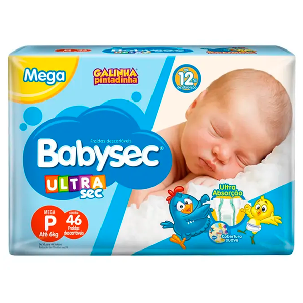 FRALDA DESCART INF MEGA BABYSEC un P 46