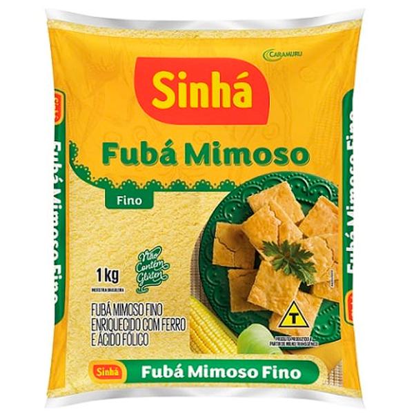 FUBA MILHO MIMOSO FINO SINHA PCT 1kg