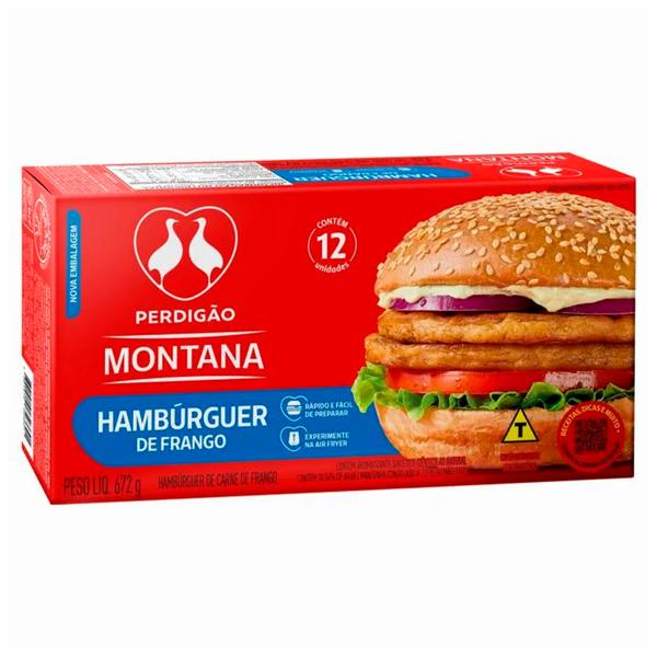 HAMBURGUER FRANGO PERDIGAO CX 672g